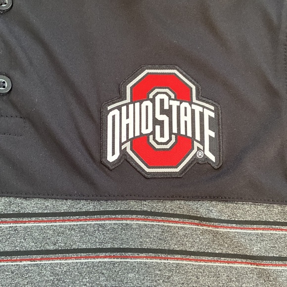 NWT | OHIO STATE Authentic Apparel Golf Polo Shirt ~ Mens SMALL - Picture 5 of 8